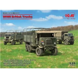 WWII British Trucks(Model W.O.T.6,Model W.O.T.8,Leyland Retriever General Serv