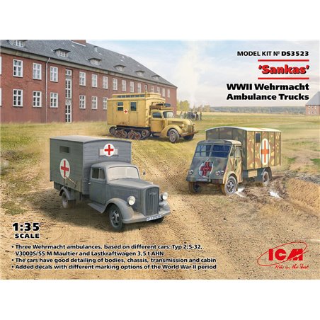 'Sankas'   WWII Wehrmacht Ambulance Trucks