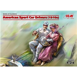 American Sport Car Drivers(1910s)(1 male 1 female figures)