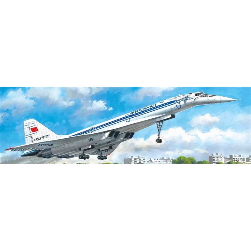 Tupolev-144D, Soviet Supersonic Passenger Aircraft