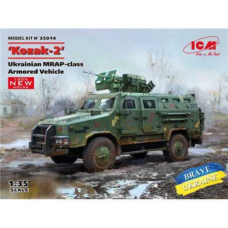 Kozak-2, Ukrainian MRAP-class Armored Vehicle (100% new molds)