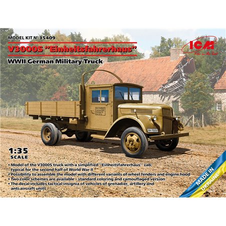 V3000S Einheitsfahrerhaus, WWII German Military Truck