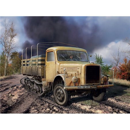 KHD S3000/SS M Maultier WWII German Semi-Tracked Truck