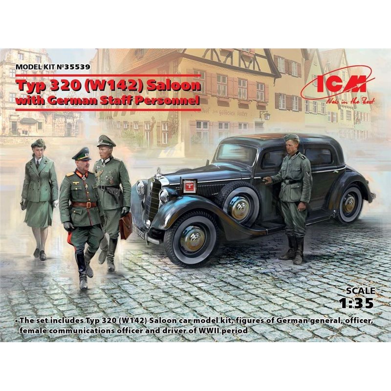 Typ 320 (W142) Saloon with German Staff Personnel, Limited