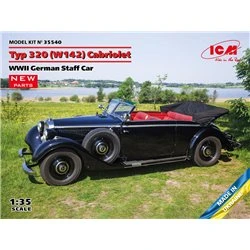 Typ 320 (W142) Cabriolet, WWII German Staff Car