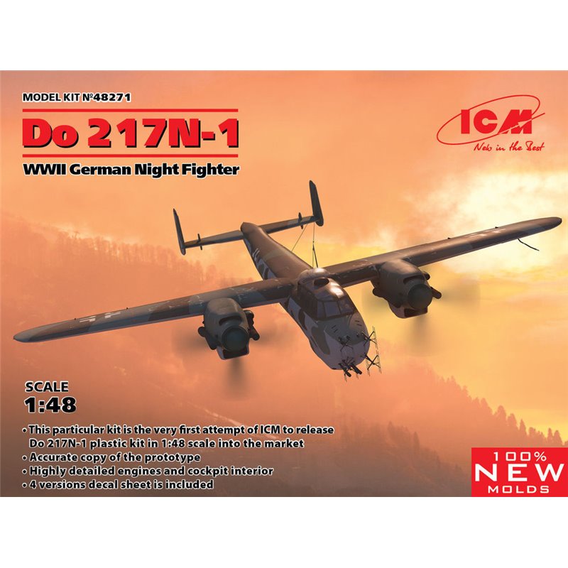 Do 217N-1,WWII German Night Fighter (100% new molds)