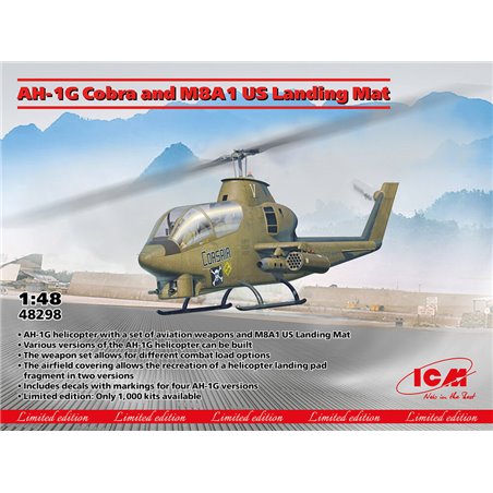 AH-1G Cobra and M8A1 US Landing Mat LIMITED EDITION!