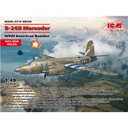 B-26B Marauder, WWII American Bomber (100% new molds)