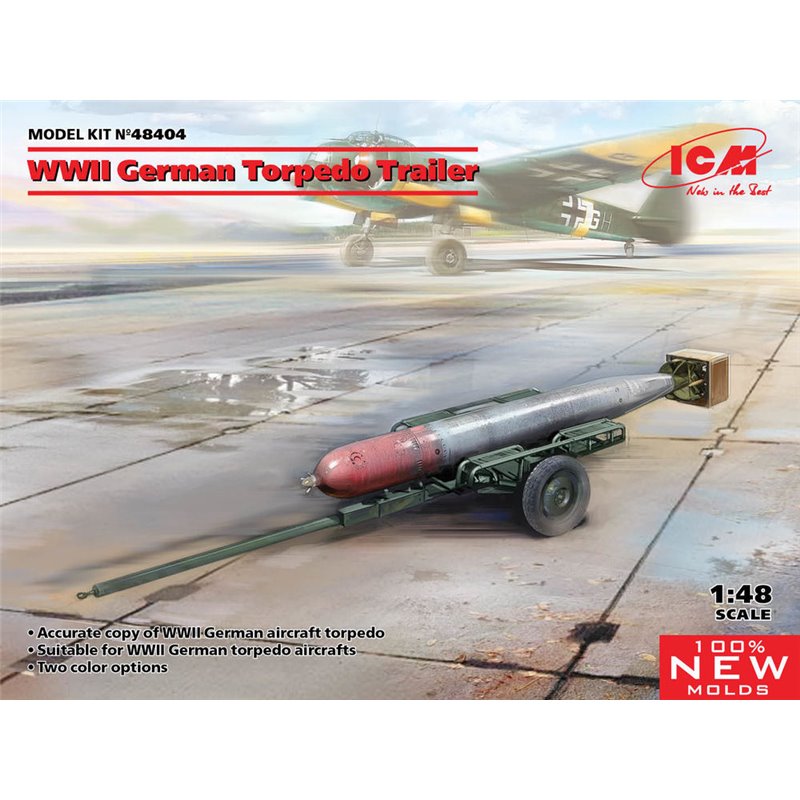 WWII German Torpedo Trailer (100% new molds)