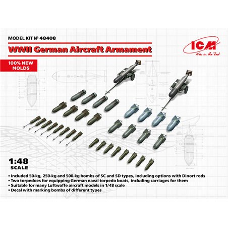 WWII German Aircraft Armament (100% new molds)