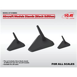 Aircraft Models Stands (Black Edition)(for 1:144, 1:72, 1:48 und 1:32)