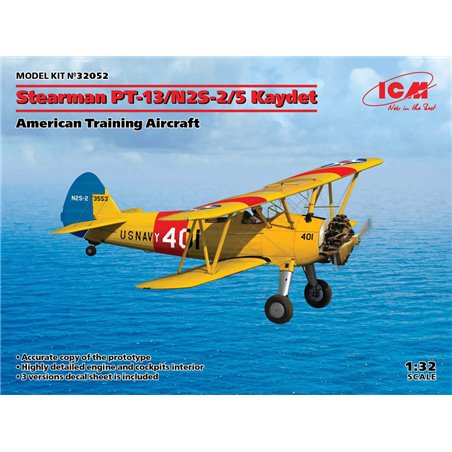 Stearman PT-13/N2S-2/5 Kaydet, American Training Aircraft