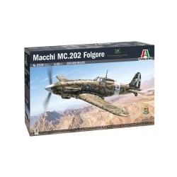 Maqueta Italeri 1/32 Macchi M.C. 202 Folgore, avión de combate de la Segunda Guerra Mundial