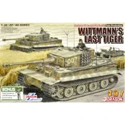 Maqueta 1/35 del Tiger I de Wittmann, producción tardía, de Dragon