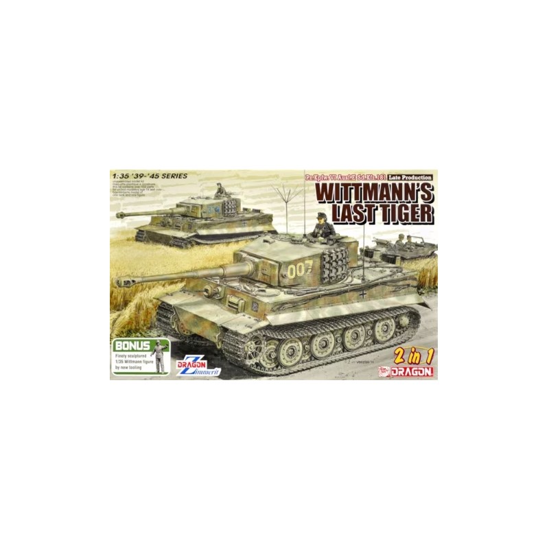 Dragon 1/35 Pz.Kpfw. VI Ausf. E Sd.Kfz. 181 Tiger I Early Production, Wittmann's Command Tiger