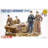 Maqueta de figuras de tripulación de tanque Tiger I, Normandía 1944, escala 1/35 de Dragon