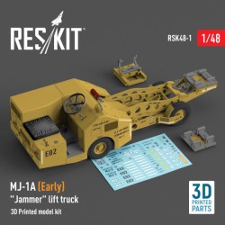 Maqueta 3D impresa MJ-1A 'Jammer' Lift Truck a escala 1/35 de Reskit