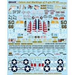 Furball  decals 1/48 Colors & Markings of Republic P-47s Thunderbolts Part 3