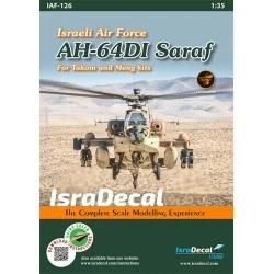 Isradecal Calcas 1/35 IAF Bell/Boeing AH-64DI 'Saraf'