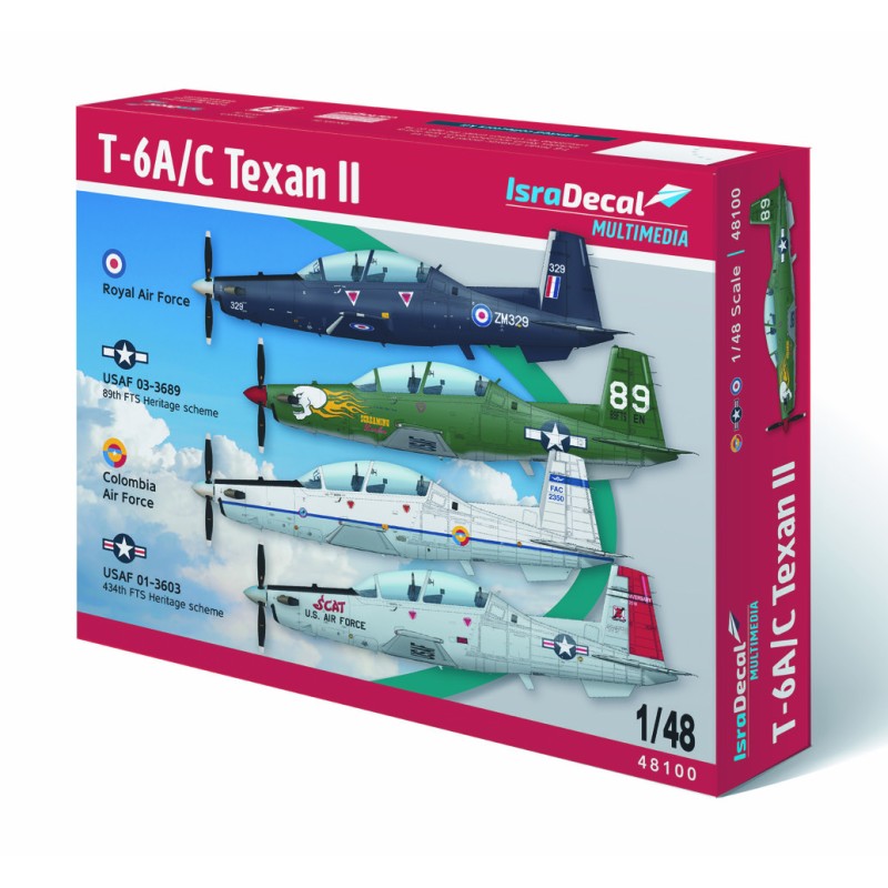 Isradecal 1/48 North-American T-6A/C Texan II