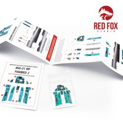 Red Fox Studio 1/48 MiG-21 MF Fishbed J (for Eduard kit) - Model Guide