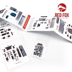 Red Fox Studio 1/48 HE 219A-7 Uhu (for Tamiya kit) - Model Guide