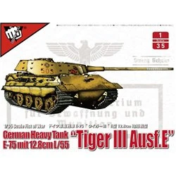 German heavy tank WWII E-75 mit 12.8cm L/55 Tiger III Ausf.E