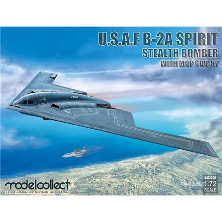 USAF B-2A Spirit Stealth Bomber with Mop GBU-57