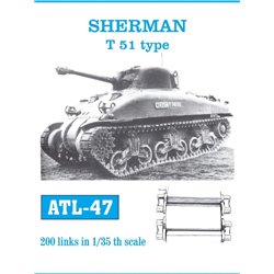 Tracks for Sherman T 51 Type