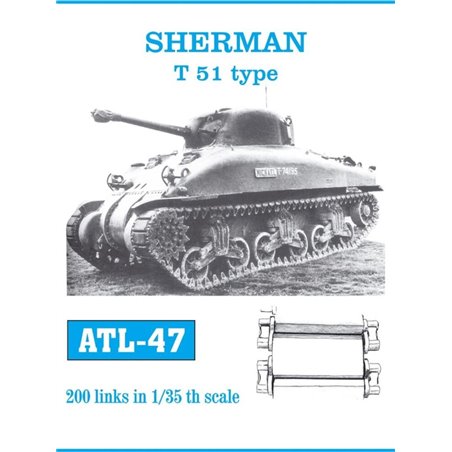 Tracks for Sherman T 51 Type