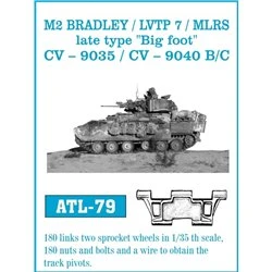 Tracks for M2 Bradley/LVTP 7/MLRS late 'Big foot'