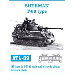 Tracks for Sherman T-66 type