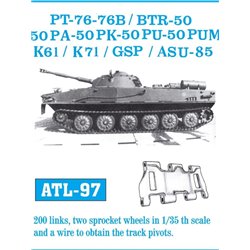 Tracks for PT-76/GSZP-55 BTR-50/BTR-50PU