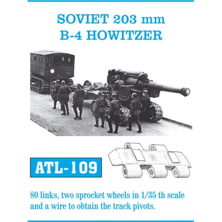 Tracks for Soviet 203mm B-4 Howitzer