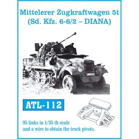 Tracks for Mitt. Zugkraftwagen 5t (Sd.Kfz.6-6/2-D.)