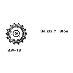 Tracks for Metal Wheels for 8 ton Sd.kfz. 7