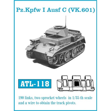 Tracks for Pz.Kpfw I Ausf C (VK.601)