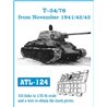 Tracks for T-34/76 from November 1941/42/43