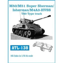 Tracks for M50/M51 Super Sherman/Isherman/M4A3-HVSS