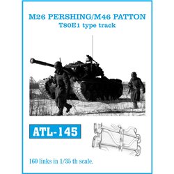 Tracks for M26 PERSHING/ M46 PATTON T80E1 type track