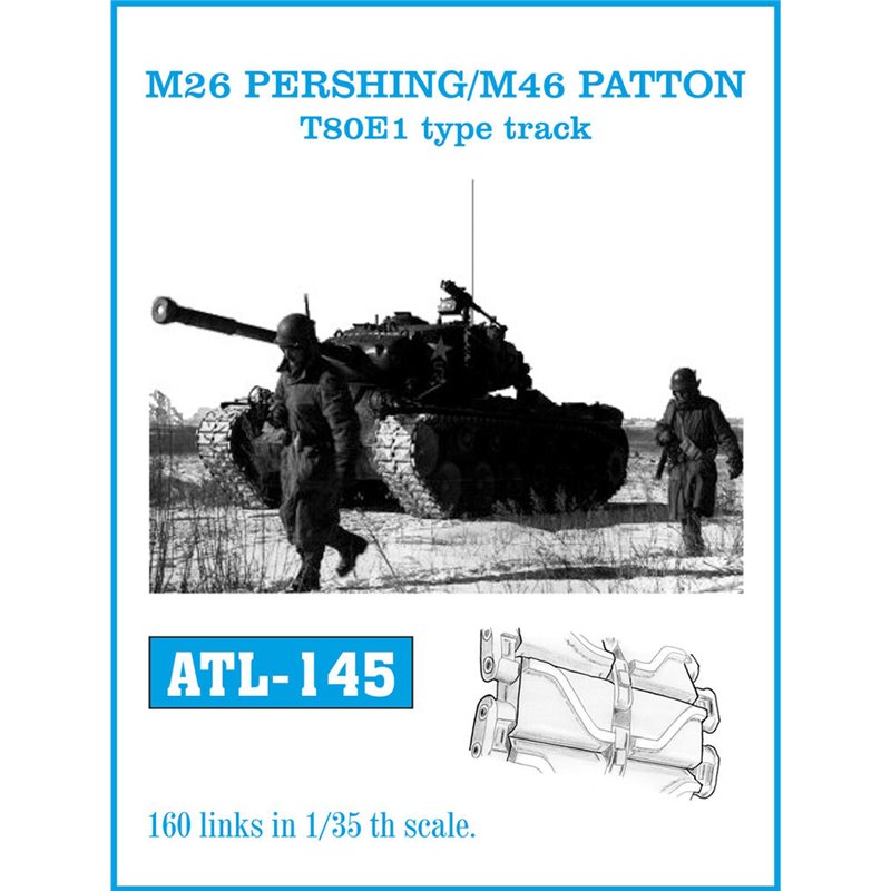 Tracks for M26 PERSHING/ M46 PATTON T80E1 type track