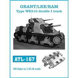 Tracks for GRANT/LEE/RAM Type WE210 double I track