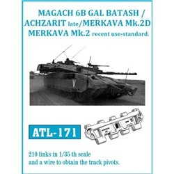 Tracks for GAL BATASH ACHZARIT LATE / MERKAVA Mk.3D