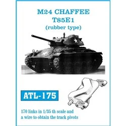 Tracks for M24 CHAFFEE T85E1 (rubber type)