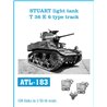 Tracks for STUART light tank T 36 E 6 type track