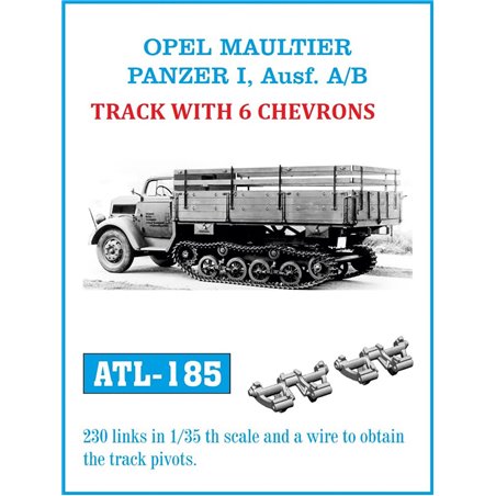 Tracks for OPEL MAULTIER / PANZER I. Ausf. A/B