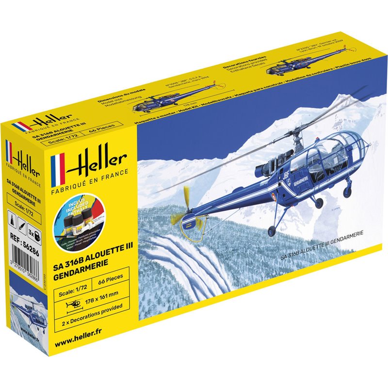 STARTER KIT SA 316 Alouette III Gendarmerie