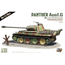 Maqueta 1/35 Panther Ausf.G Late Production de Das Werck con piezas detalladas y opciones de montaje personalizadas.