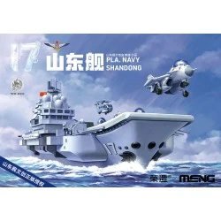 Meng Warship Builder PLA Navy Shandong - Model Guide