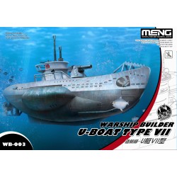 Meng Warship Builder- U-Boat Type VII (Cartoon Model) - Guía de Modeli